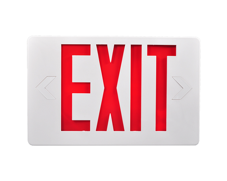 Jleed2rwem-New Slim Red Sign Sign Exit faoi stiúir
