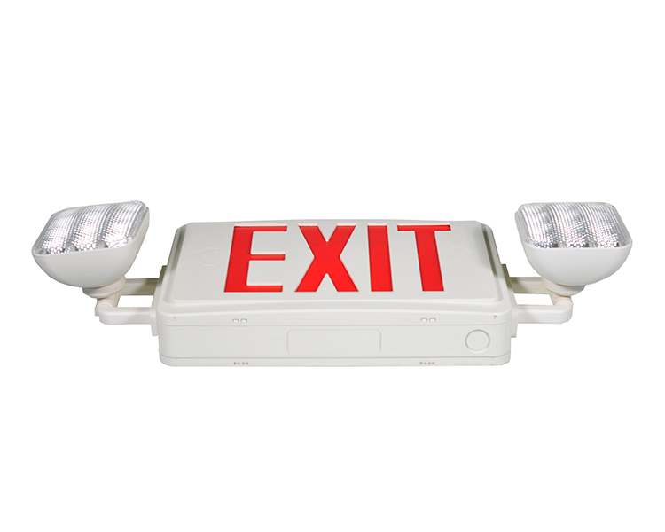 Teaglama Solais Éigeandála Jlec2rw-Exit le litreacha dearga