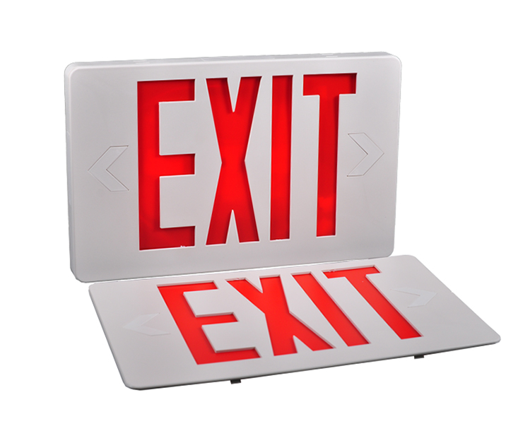 Jleed2rwem-New Slim Red Sign Sign Exit faoi stiúir