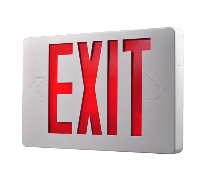 Jleed2rwem-New Slim Red Sign Sign Exit faoi stiúir